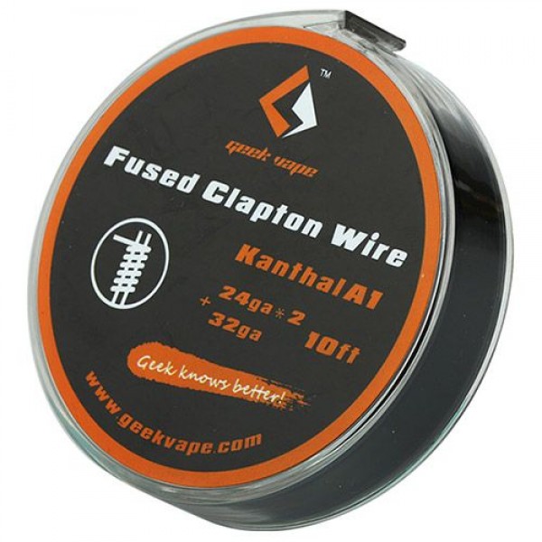 Geek Vape Fused Clapton 24GA*2 + 32GA KA1 Wire 3m