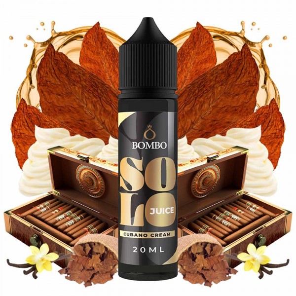 BOMBO SOLO JUICE CUBANO CREAM 20ML/60ML FLAVORSHOT