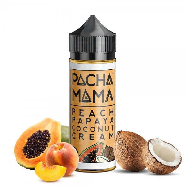 Pacha Mama Flavor Shot 120ml – Peach Papaya Coconut