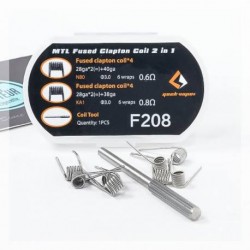 MTL Fused Clapton Coil 2 in 1 – Geekvape (F208)	