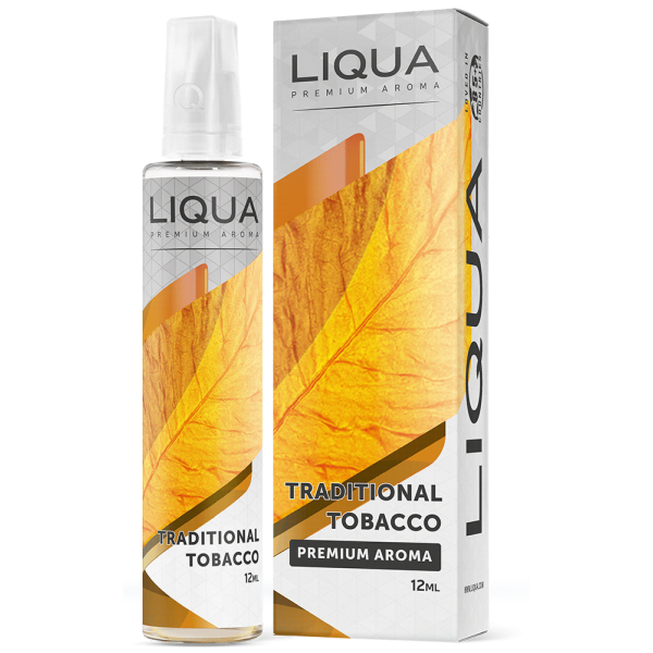Liqua Traditional Tobacco 12ml/60ml Bottle flavor