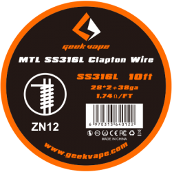 Geek Vape MTL SS316L Clapton Wire