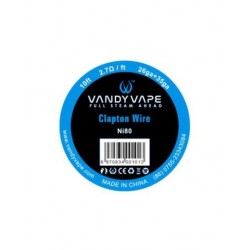 10ft Vandyvape Ni80 Clapton Wire 24ga+35ga
